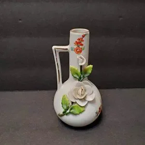 Vintage | Accents | Vintage Porcelain Bud Vase Hand Painted With ...